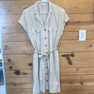Linen shirt dress, Old Navy